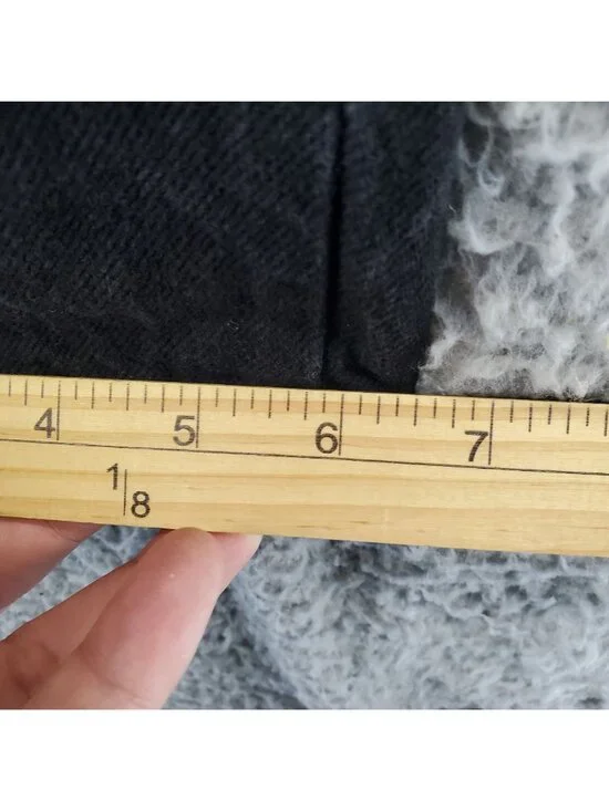 Wrangler Jeans Womens 12 Black High-Waisted Petite 100% Cotton Made In USA - Picture 7 of 10